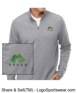 Adidas Mens 3-Stripes Quarter-Zip Sweater Design Zoom